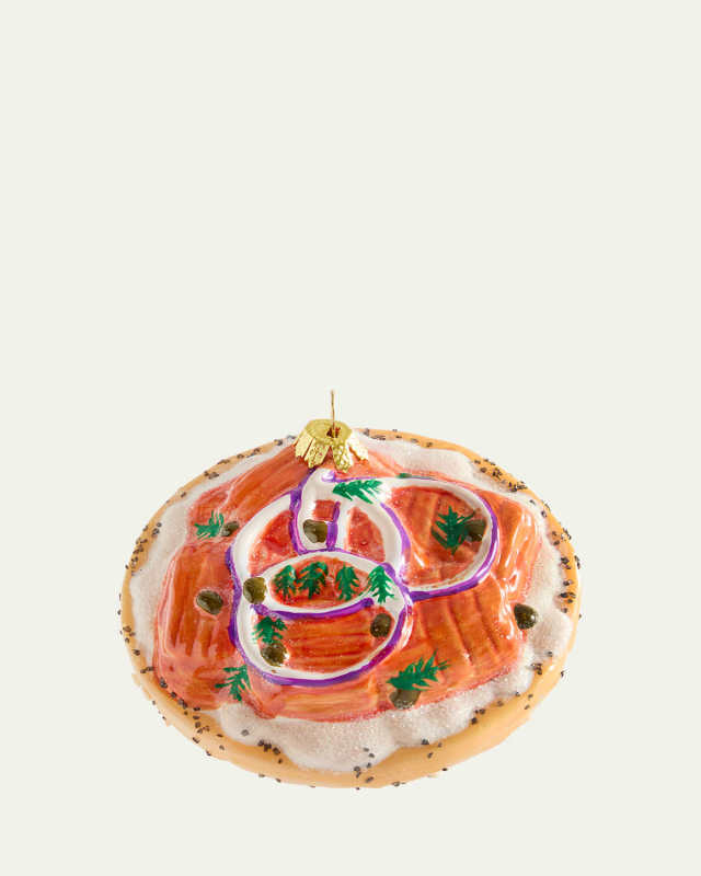 Bagel with Lox Ornament